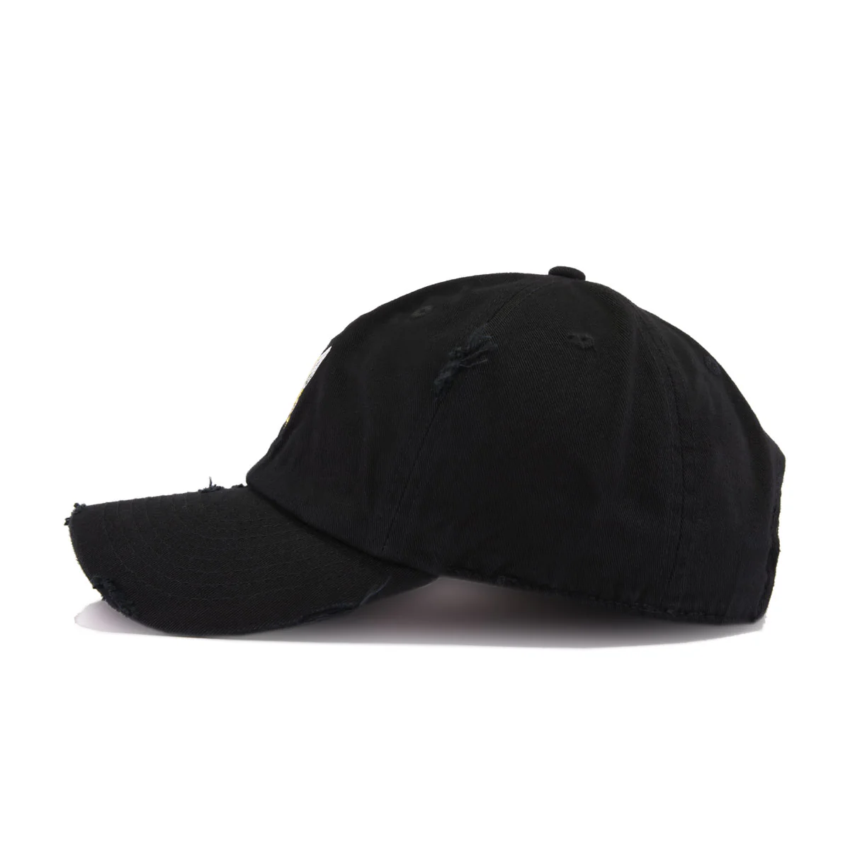 Distressed Praying Hands Black KBEthos Vintage Dad Hat - Image 2
