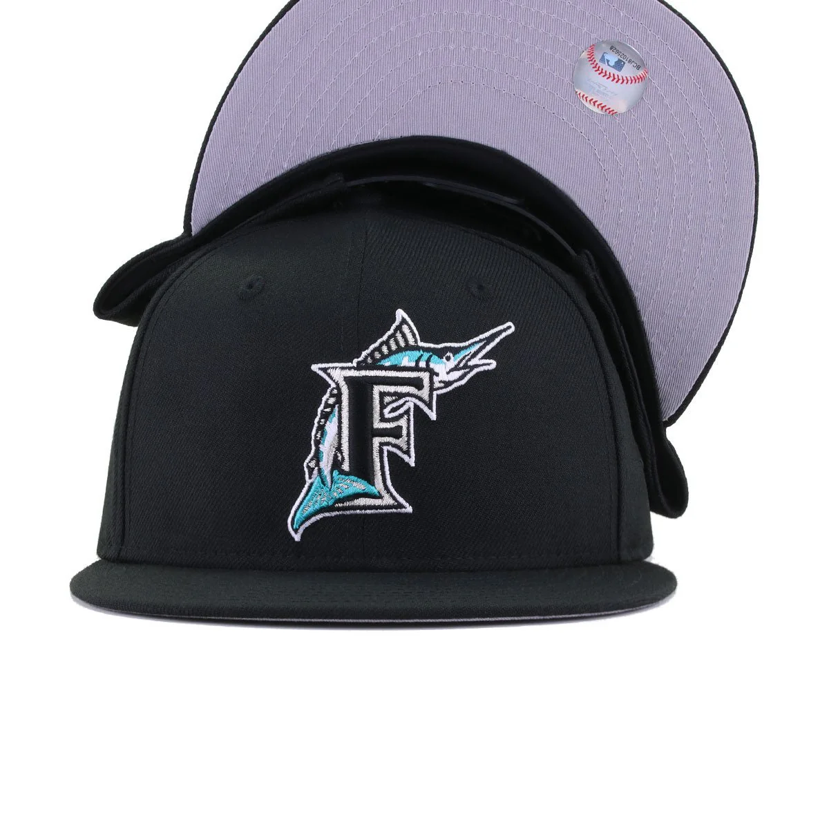 Florida Marlins Black New Era 9Fifty Snapback - Image 4