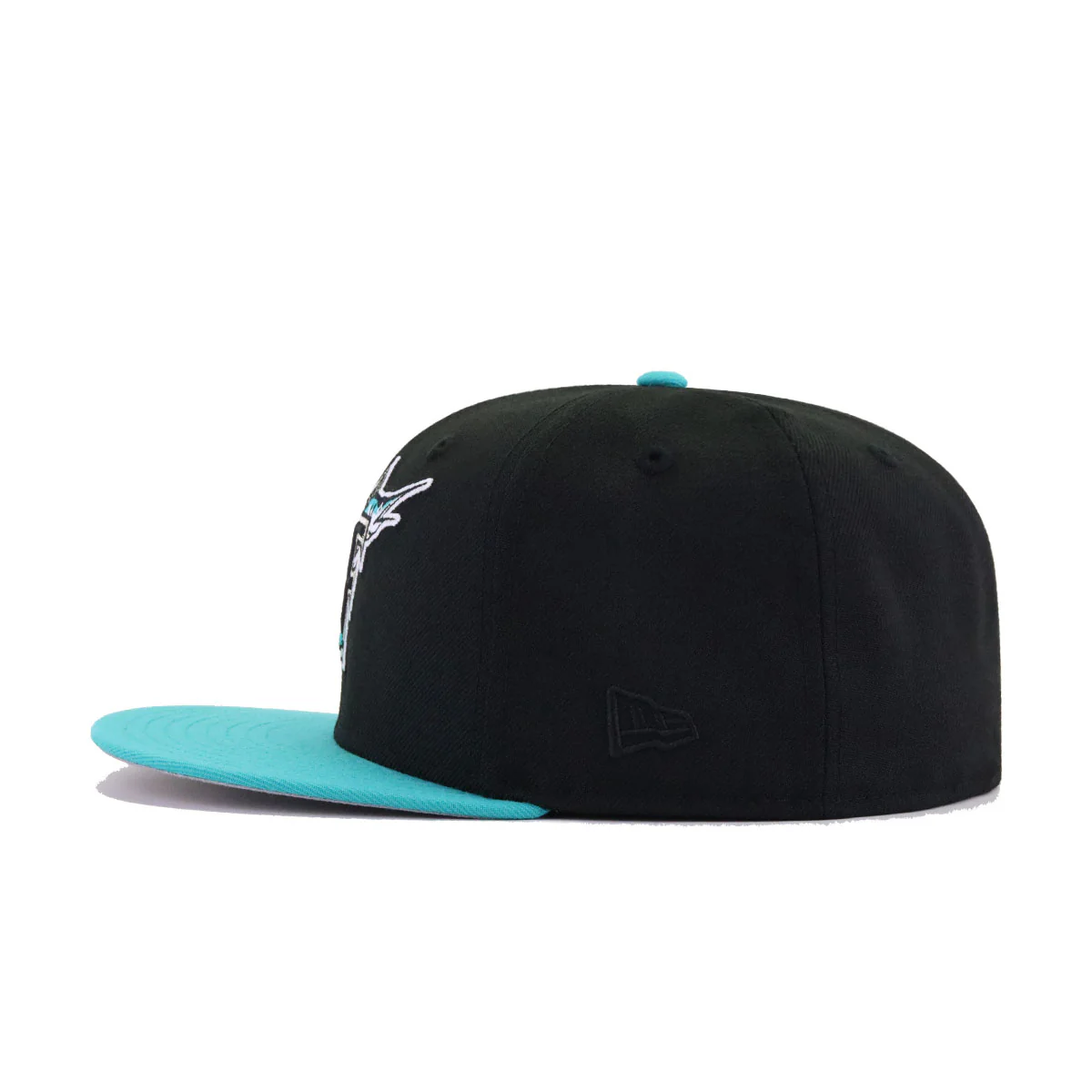 Florida Marlins Black Teal 1997 World Series New Era 59Fifty Fitted - Image 3