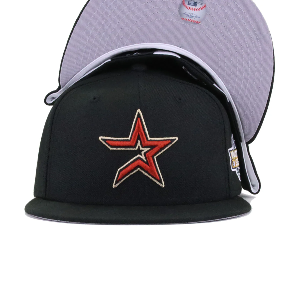 Houston Astros Black 2005 World Series Cooperstown New Era 59Fifty Fitted - Image 5