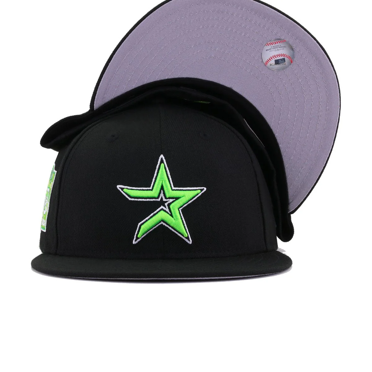 Houston Astros Black Neon Green 50th Anniversary New Era 59Fifty Fitted - Image 5