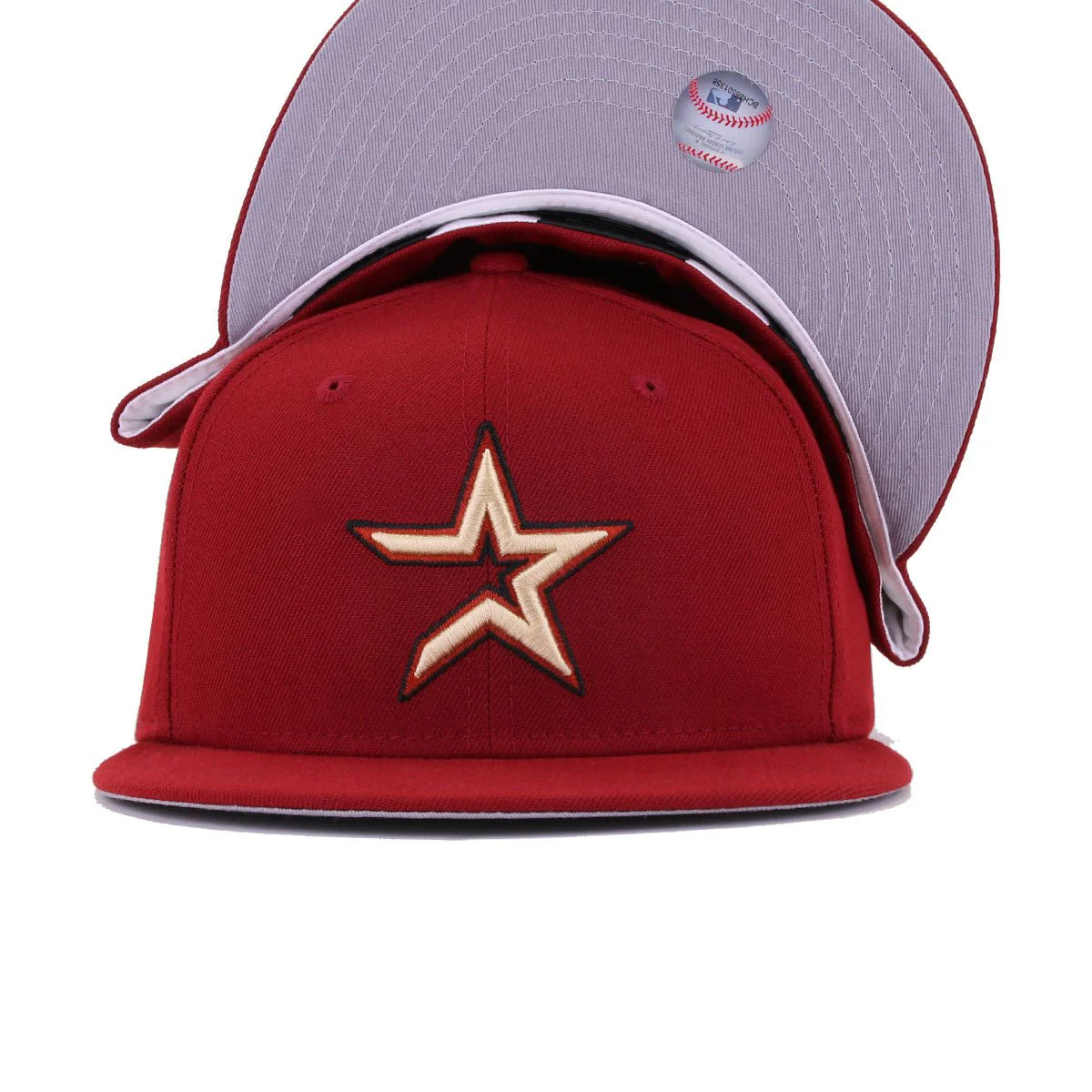 Houston Astros H Red Cooperstown AC New Era 59Fifty Fitted - Image 5