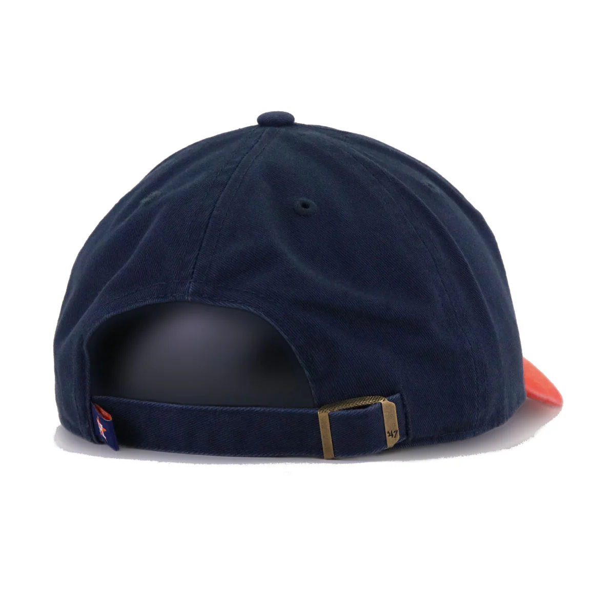 Houston Astros Navy Orange 47 Brand Clean Up Dad Hat - Image 4