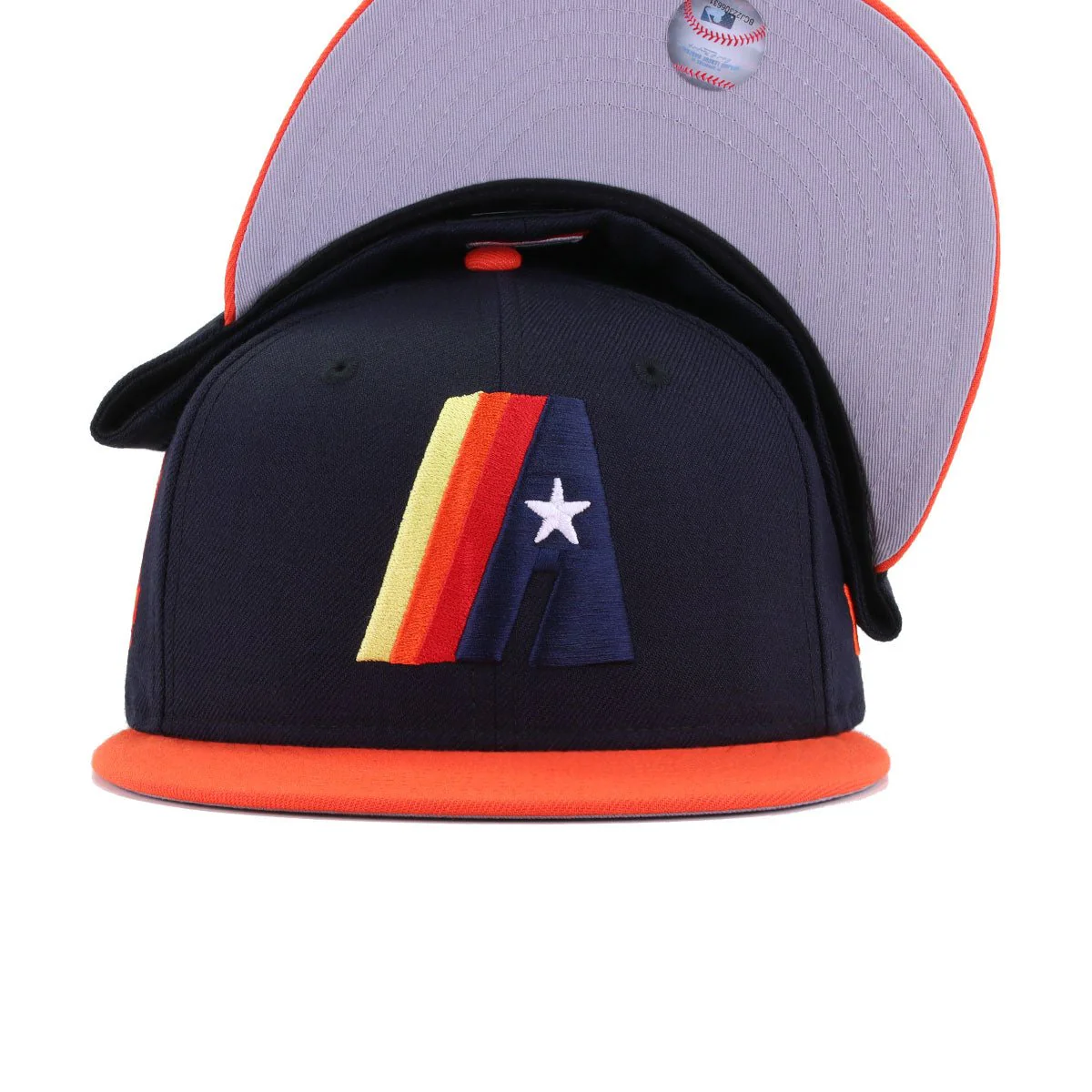 Houston Astros Navy Orange 50th Anniversary New Era 59Fifty Fitted - Image 4