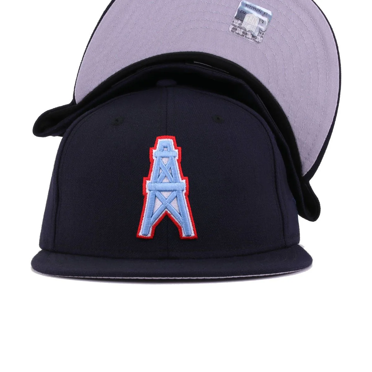 Houston Oilers Navy New Era 59Fifty Fitted - Image 5