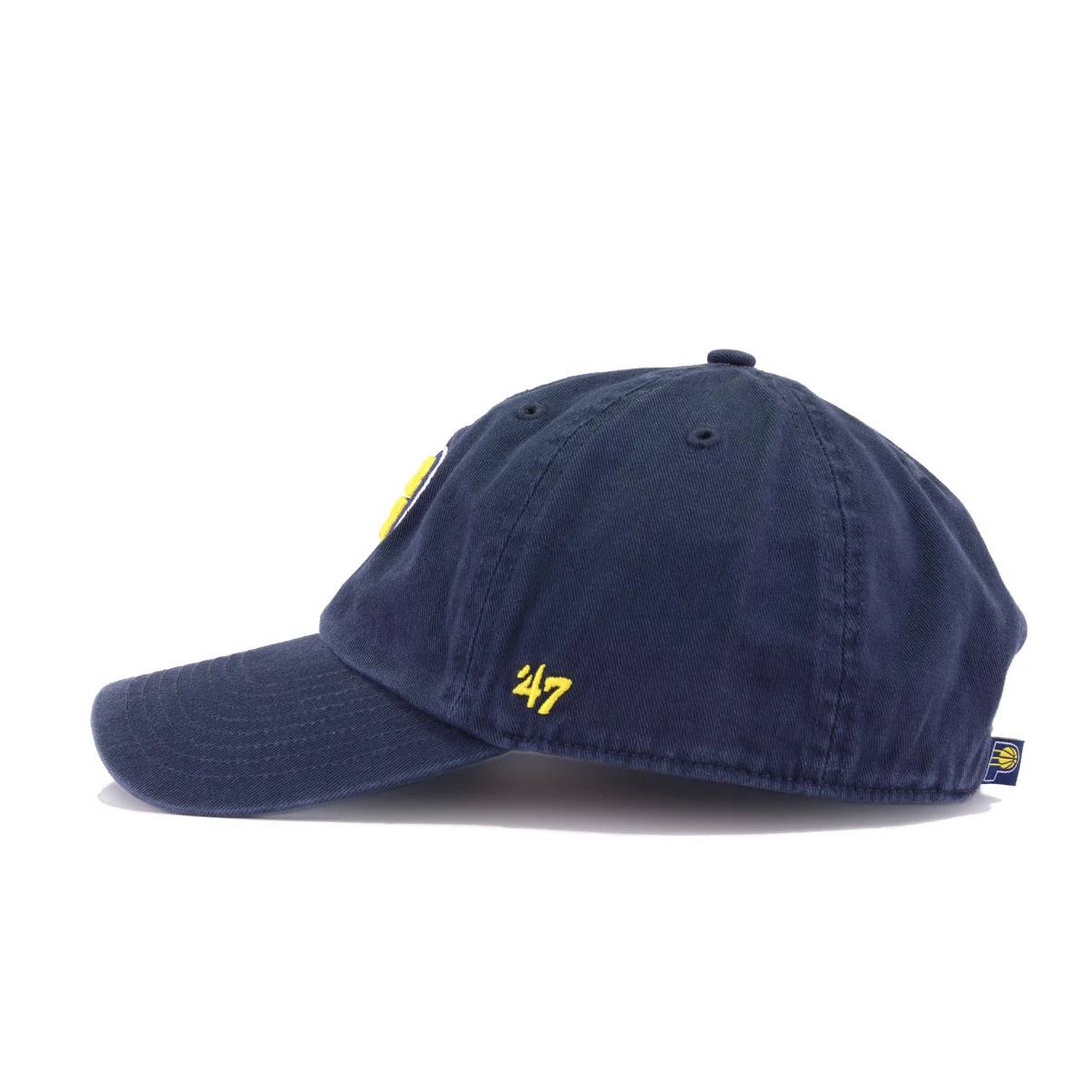 Indiana Pacers Navy 47 Brand Clean Up Dad Hat - Image 4