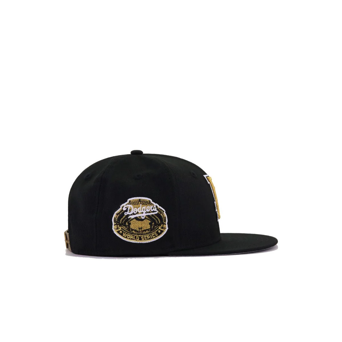 KIDS Los Angeles Dodgers Black Metallic Gold 1963 World Series New Era K9Fifty Snapback - Image 2