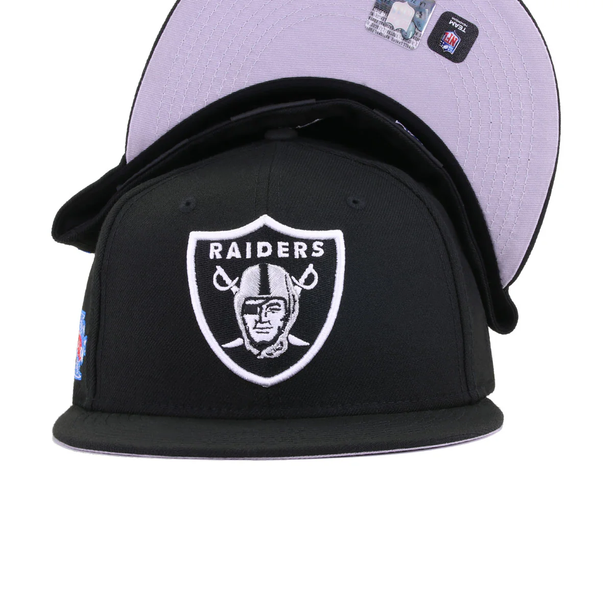 Las Vegas Raiders Legacy Black Super Bowl 18 New Era 59Fifty Fitted - Image 5