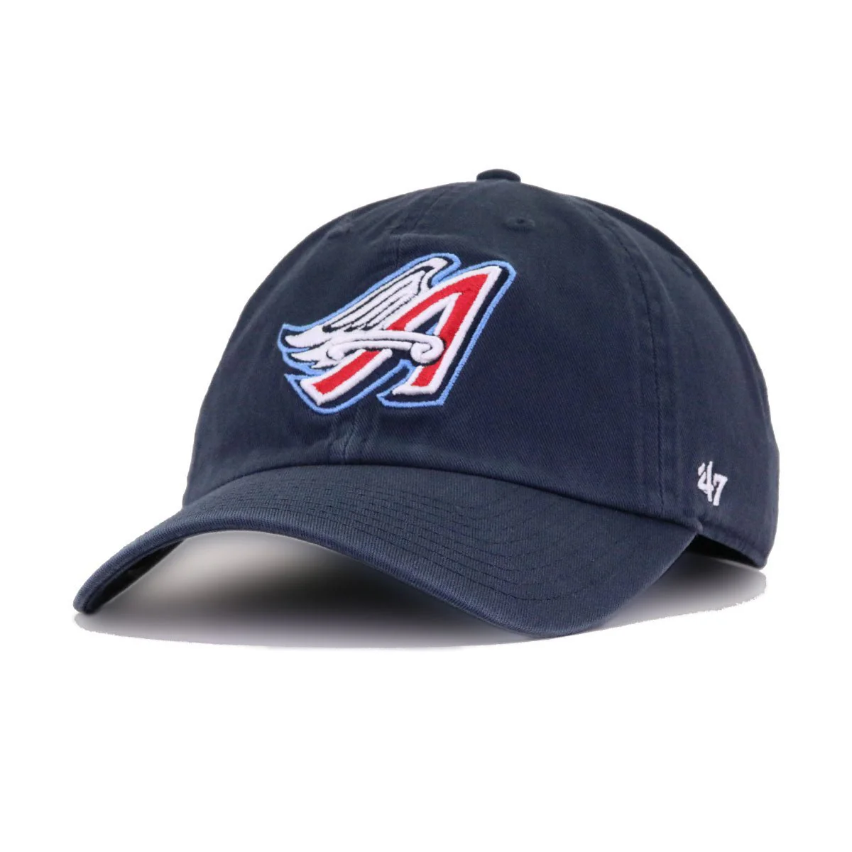 Los Angeles Angels Navy Cooperstown 47 Brand Clean Up Dad Hat