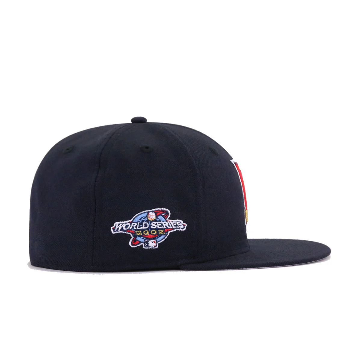 Los Angeles Angels Navy Upside Down 2002 World Series New Era 59Fifty Fitted - Image 2