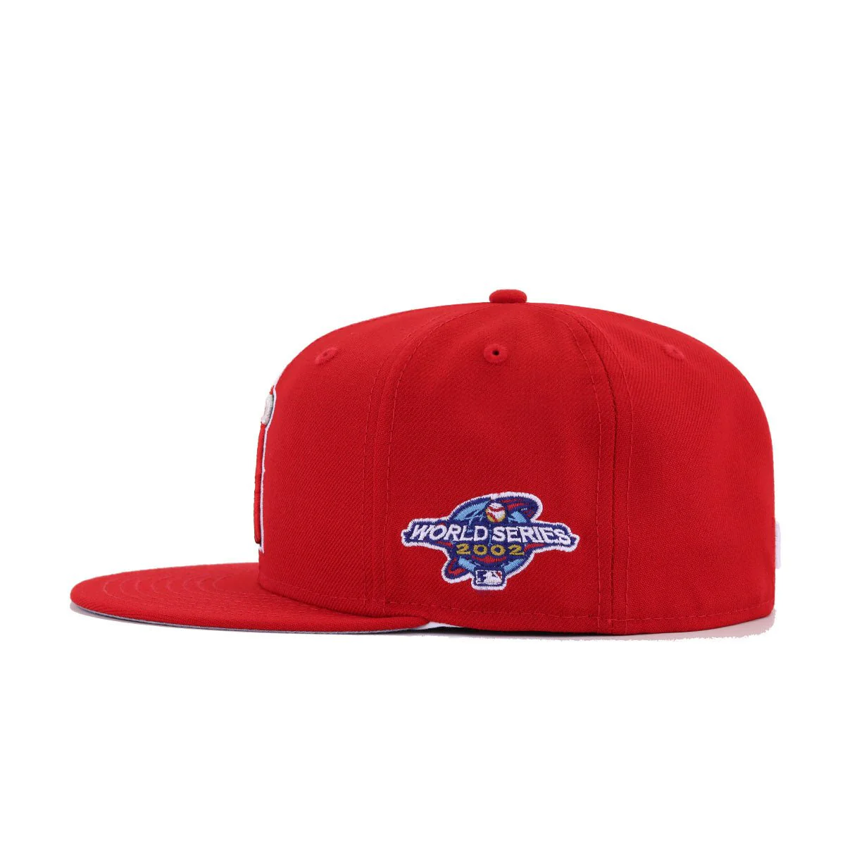 Los Angeles Angels Scarlet 2002 World Series Cooperstown New Era 59Fifty Fitted - Image 2