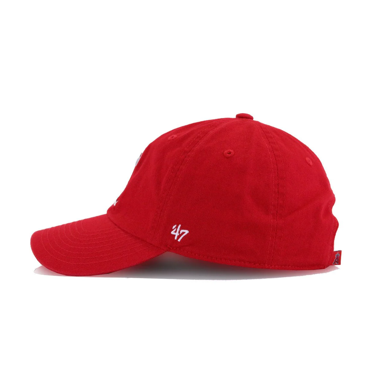Los Angeles Angels Scarlet 47 Brand Clean Up Dad Hat - Image 2