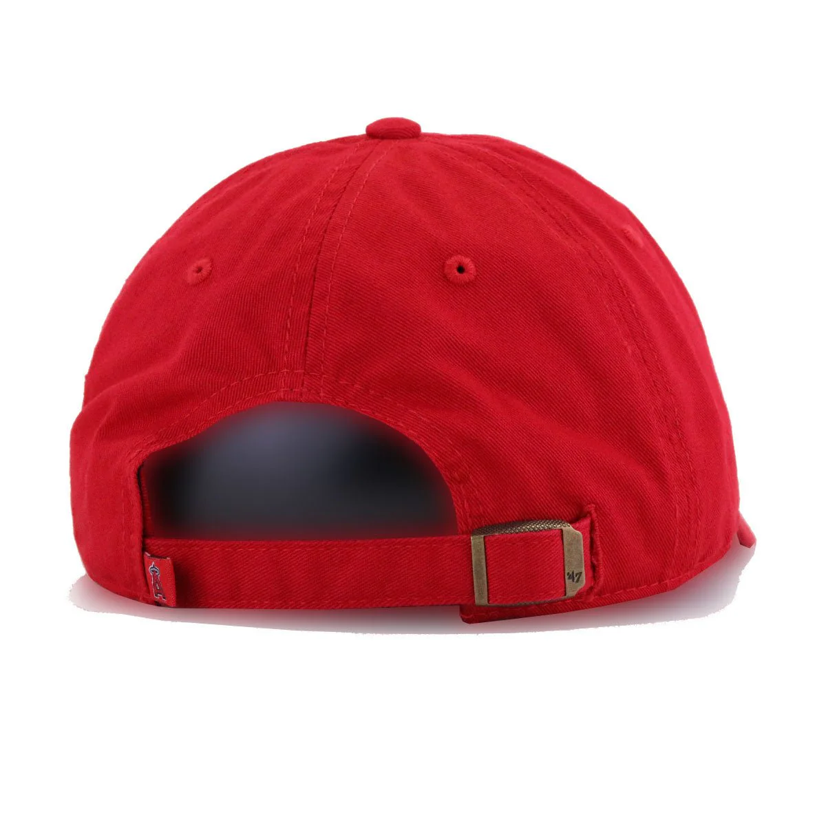Los Angeles Angels Scarlet 47 Brand Clean Up Dad Hat - Image 4