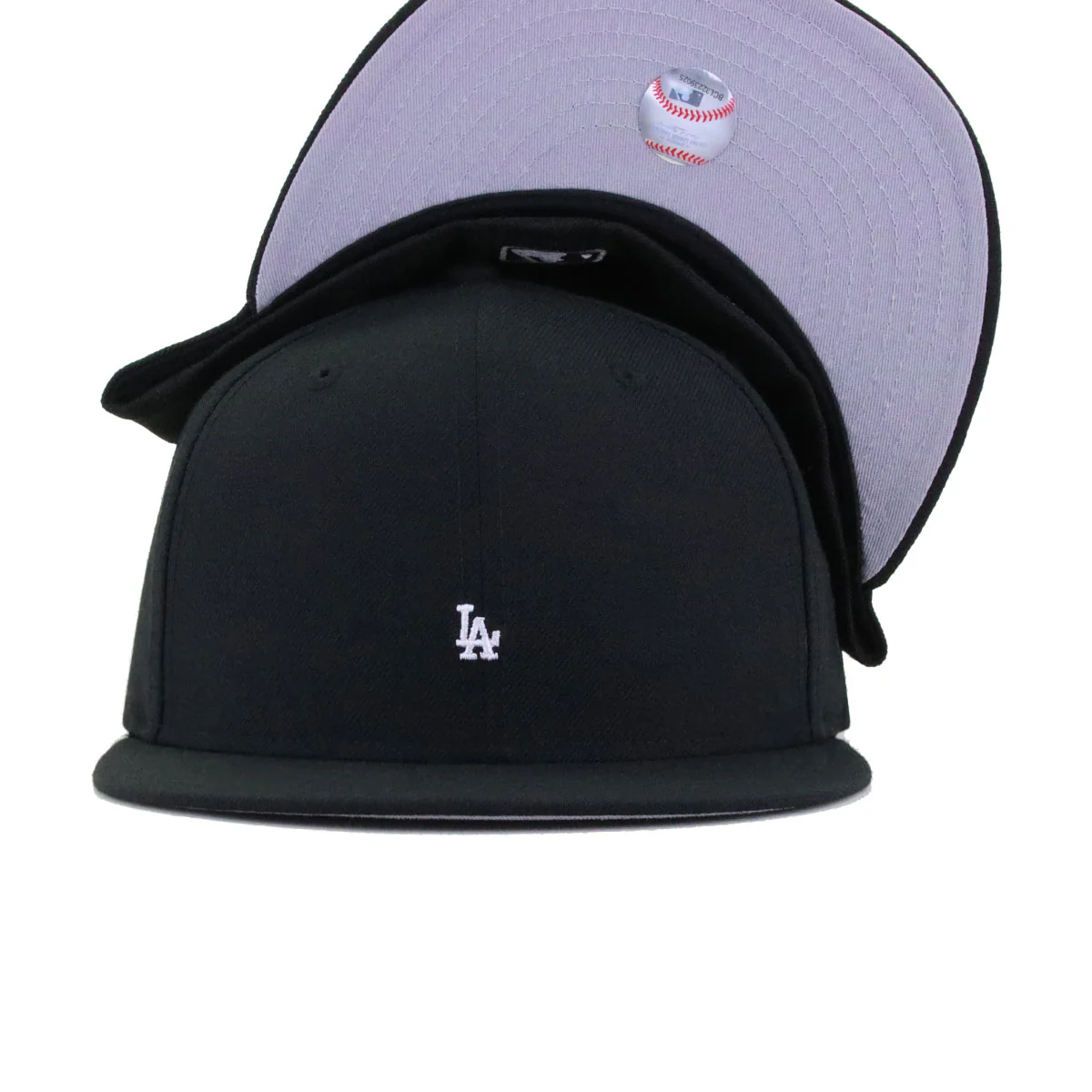Los Angeles Dodgers Black SUPER MICRO New Era 59Fifty Fitted - Image 4