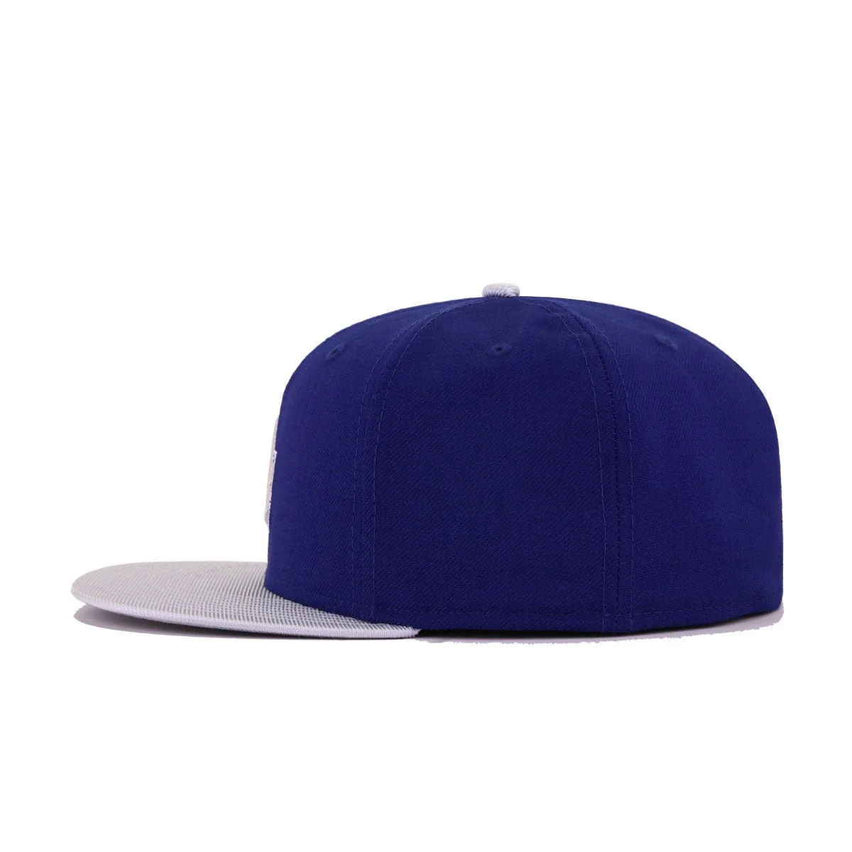 Los Angeles Dodgers Dark Royal Blue Metallic Silver Cooperstown AC New Era 59Fifty Fitted - Image 3