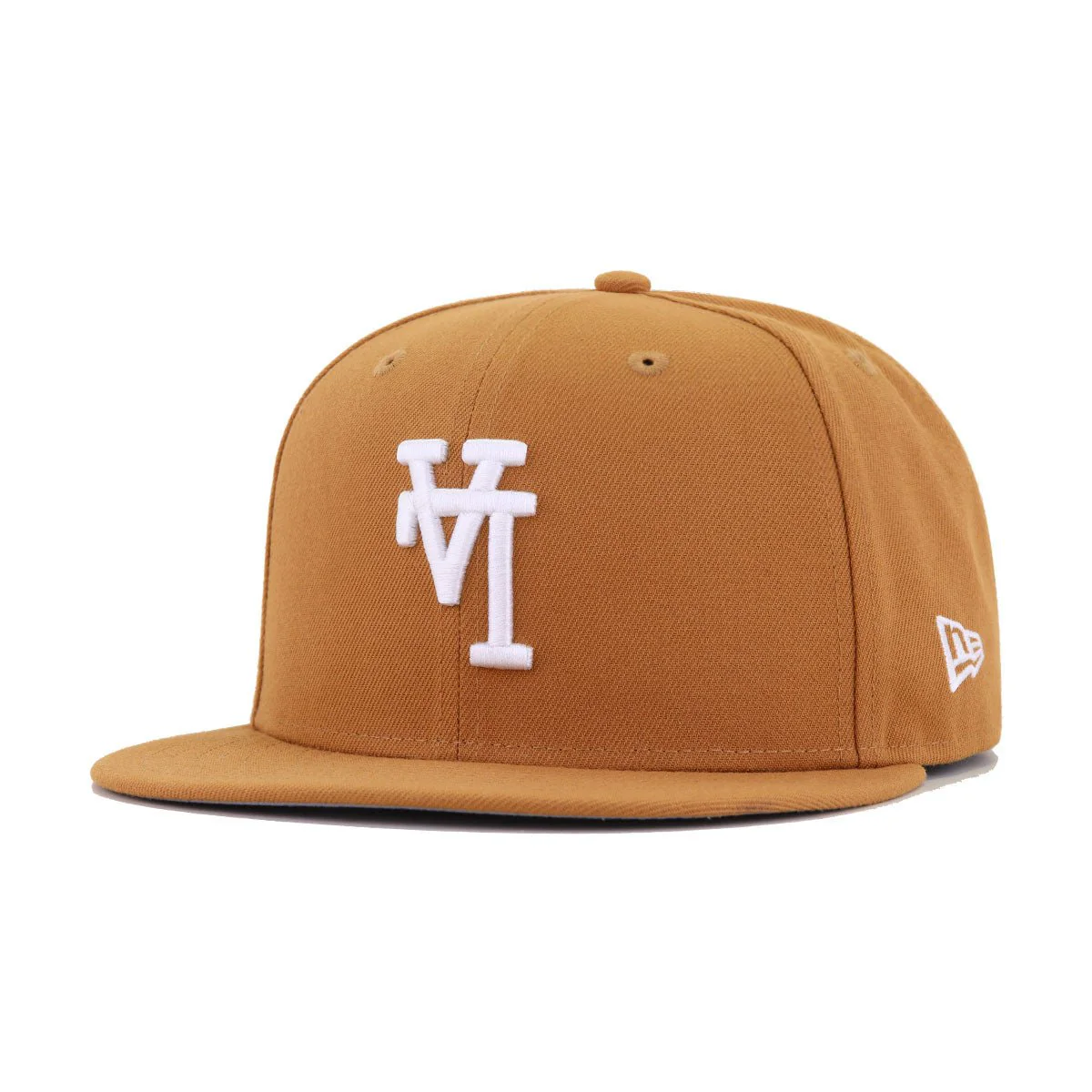 Los Angeles Dodgers Light Bronze Upside Down New Era 59Fifty Fitted