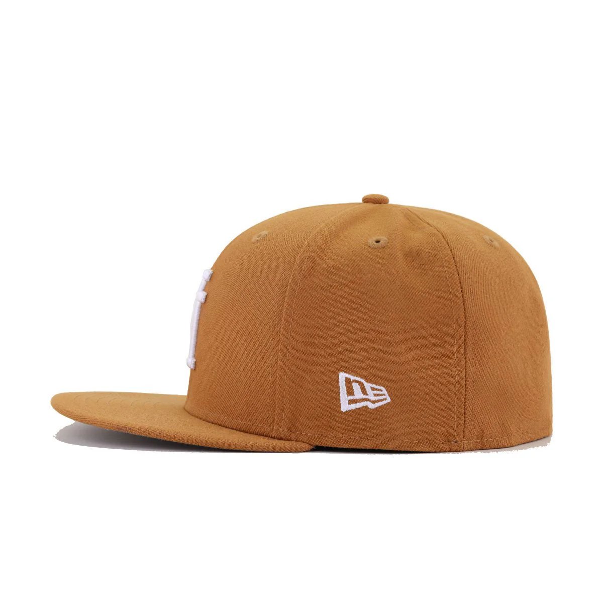 Los Angeles Dodgers Light Bronze Upside Down New Era 59Fifty Fitted - Image 3