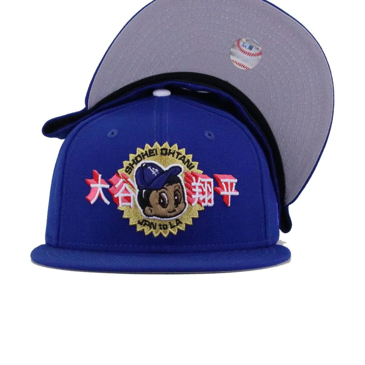 Los Angeles Dodgers Light Royal Blue Shohei Ohtani New Era 59Fifty Fitted - Image 4