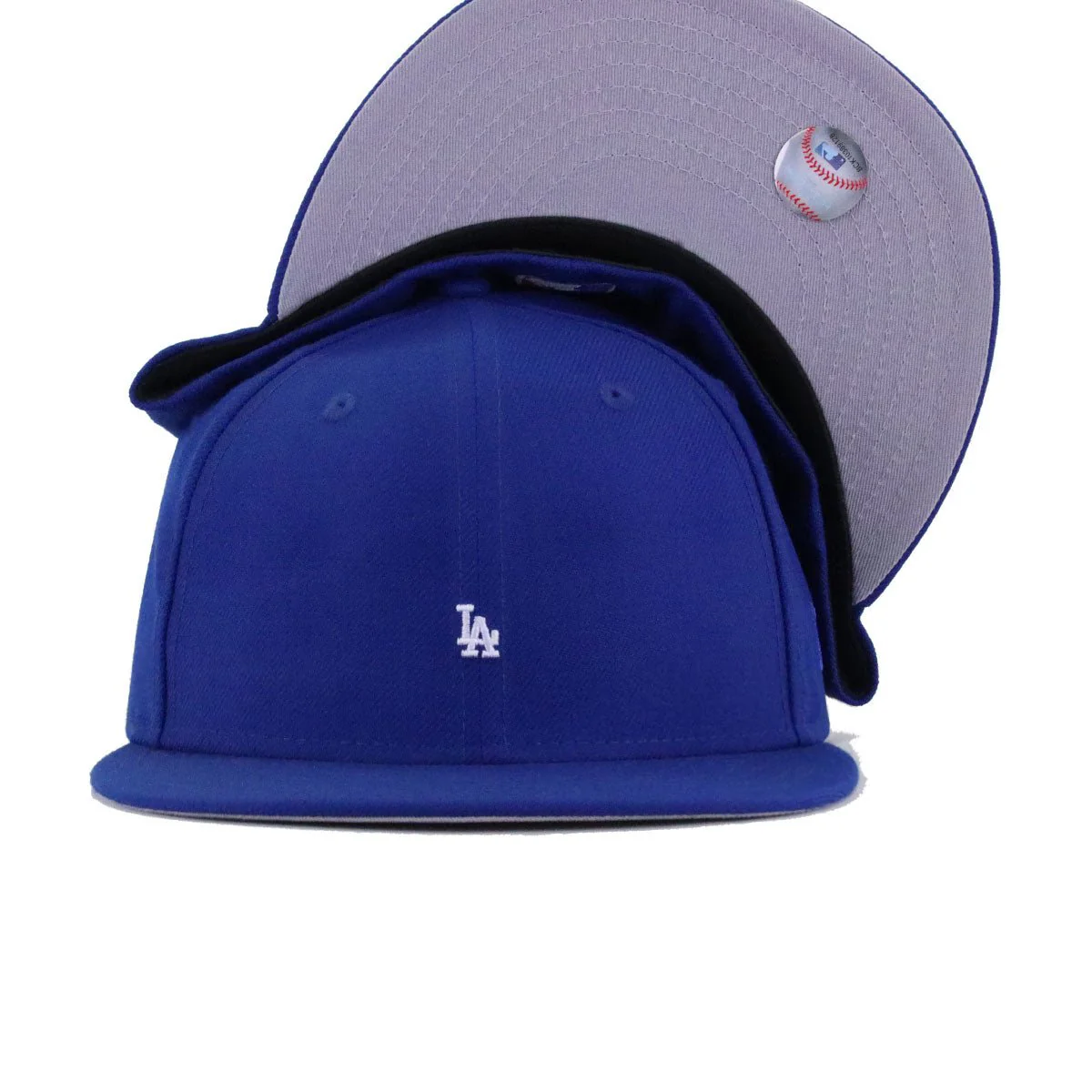 Los Angeles Dodgers Light Royal Blue SUPER MICRO New Era 59Fifty Fitted - Image 4