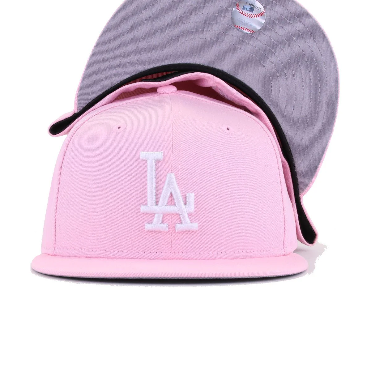 Los Angeles Dodgers Pink New Era 59Fifty Fitted - Image 5