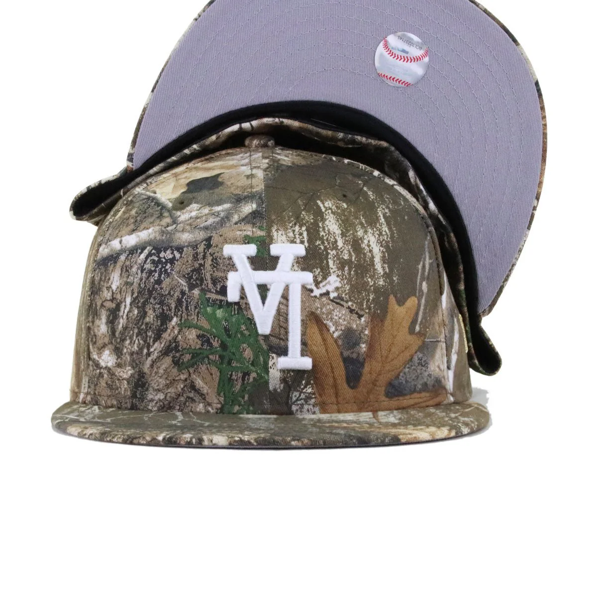 Los Angeles Dodgers Real Tree Edge Camouflage Upside Down New Era 59Fifty Fitted - Image 4