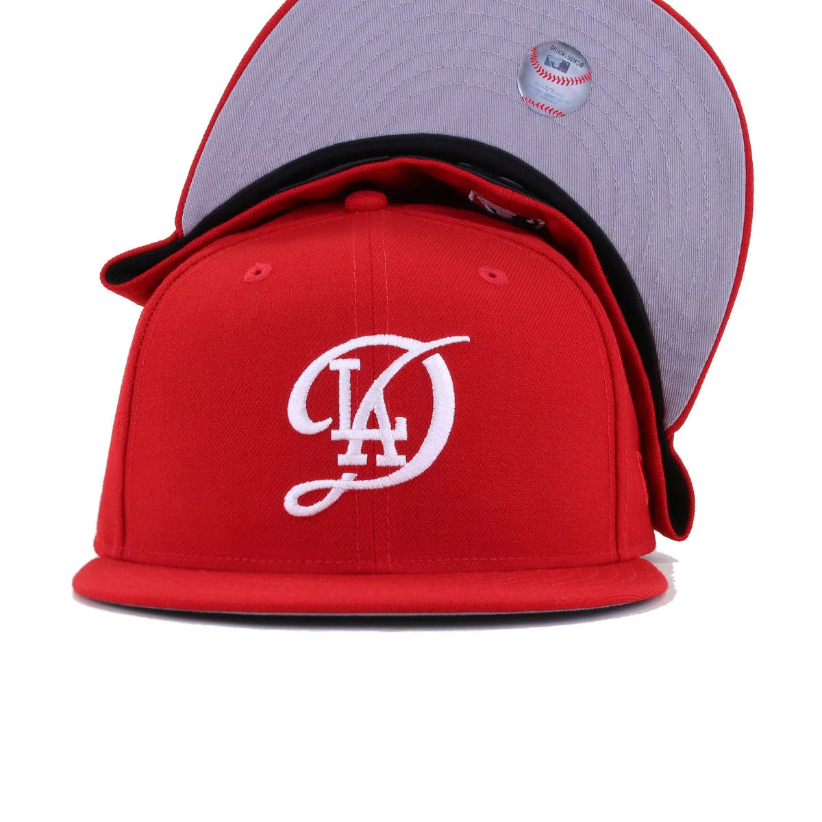 Los Angeles Dodgers Scarlet City Connect New Era 59Fifty Fitted - Image 4