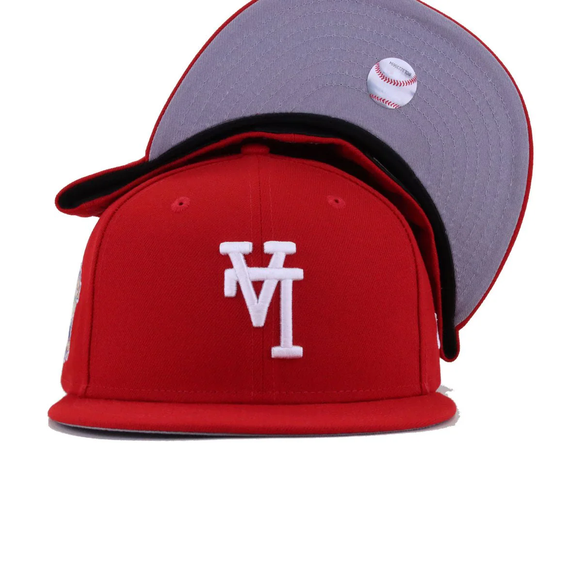 Los Angeles Dodgers Scarlet Upside Down 40th Anniversary New Era 59Fifty Fitted - Image 4