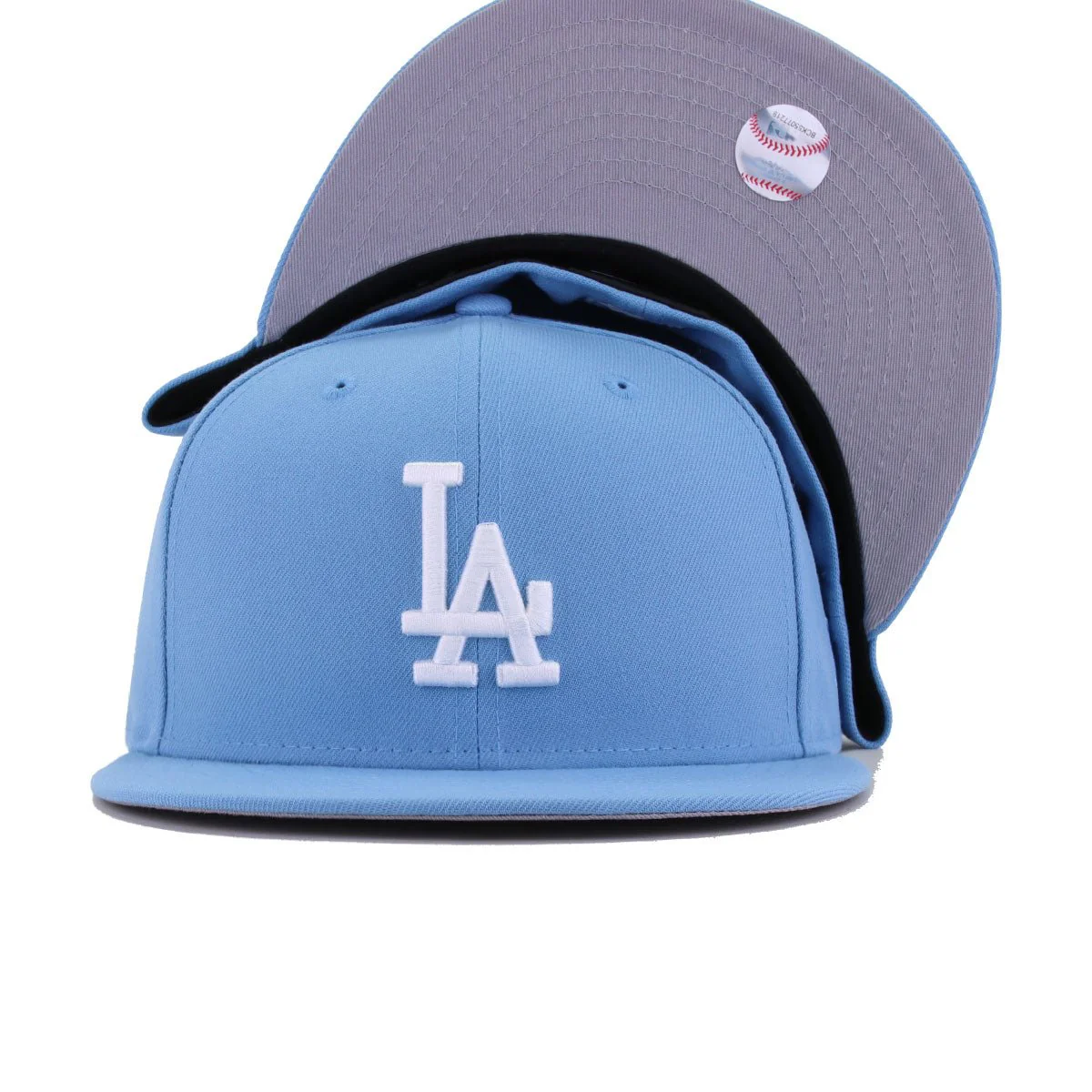 Los Angeles Dodgers Sky Blue New Era 59Fifty Fitted - Image 4