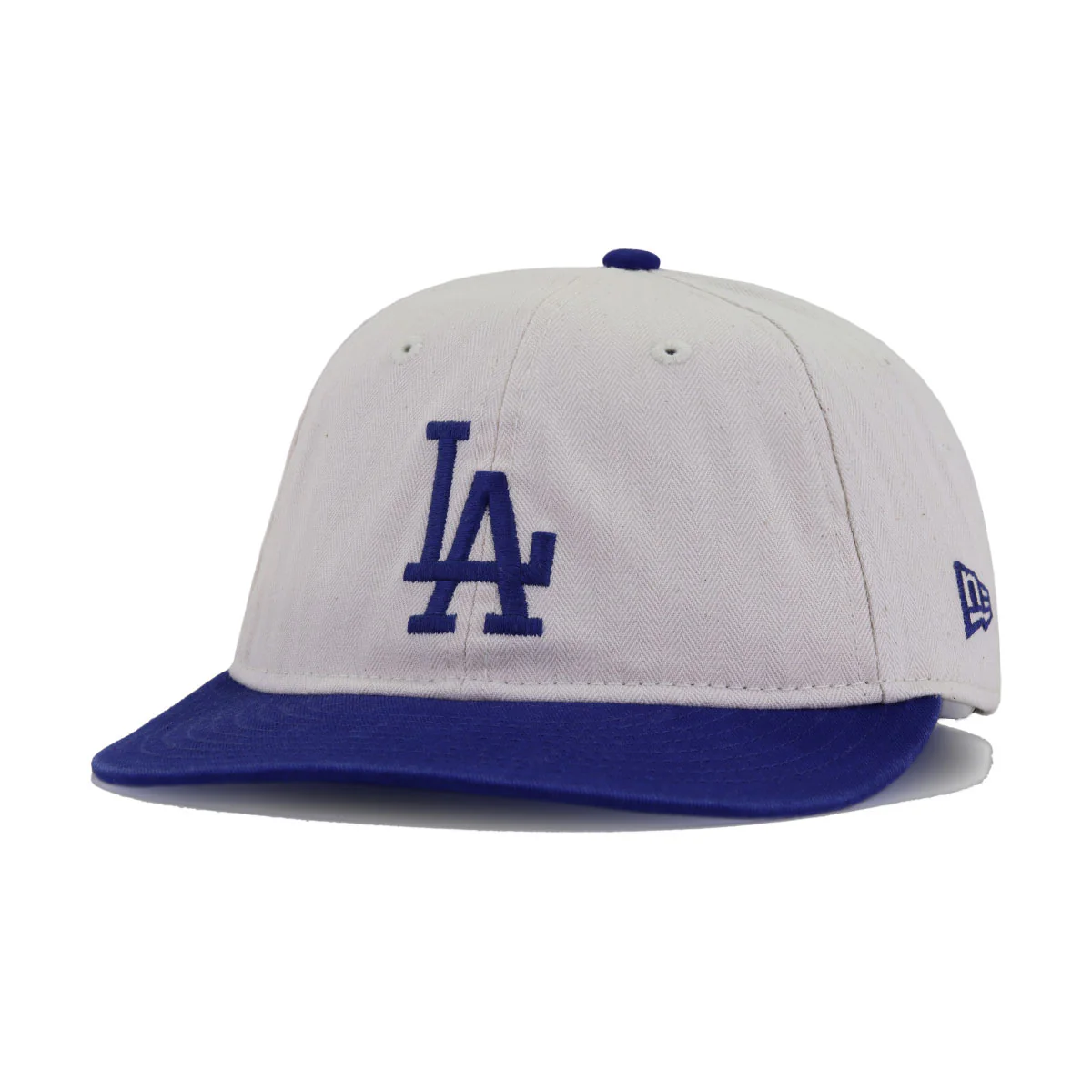 Los Angeles Dodgers THREE LOOMS Americana Herringbone New Era 9Fifty Retro Crown Strapback