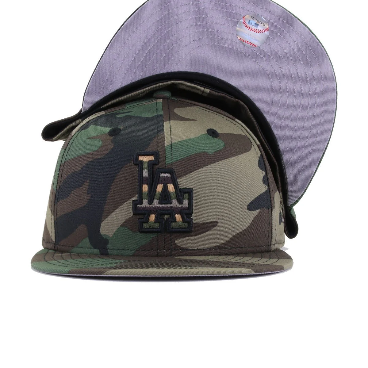 Los Angeles Dodgers Woodland Camouflage New Era 59Fifty Fitted - Image 4