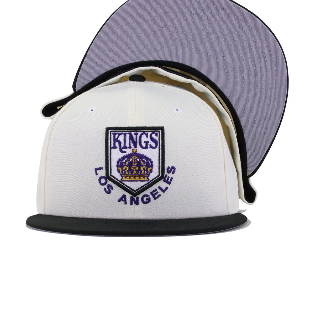 Los Angeles Kings Chrome Black 1967 New Era 59Fifty Fitted - Image 4