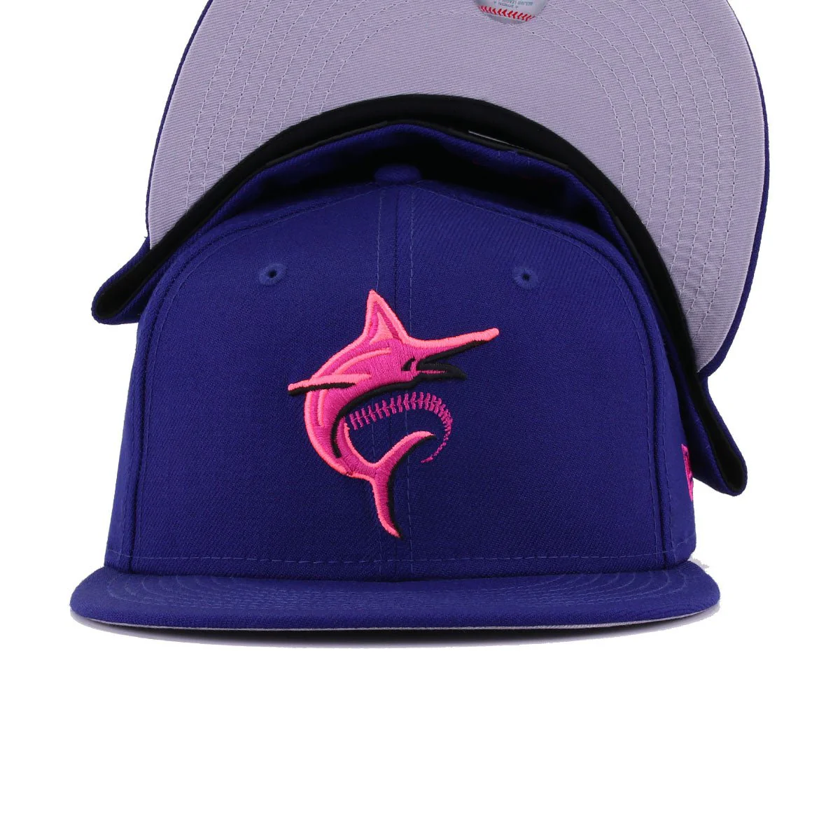 Miami Marlins Dark Royal Blue Batting Practice New Era 59Fifty Fitted - Image 5