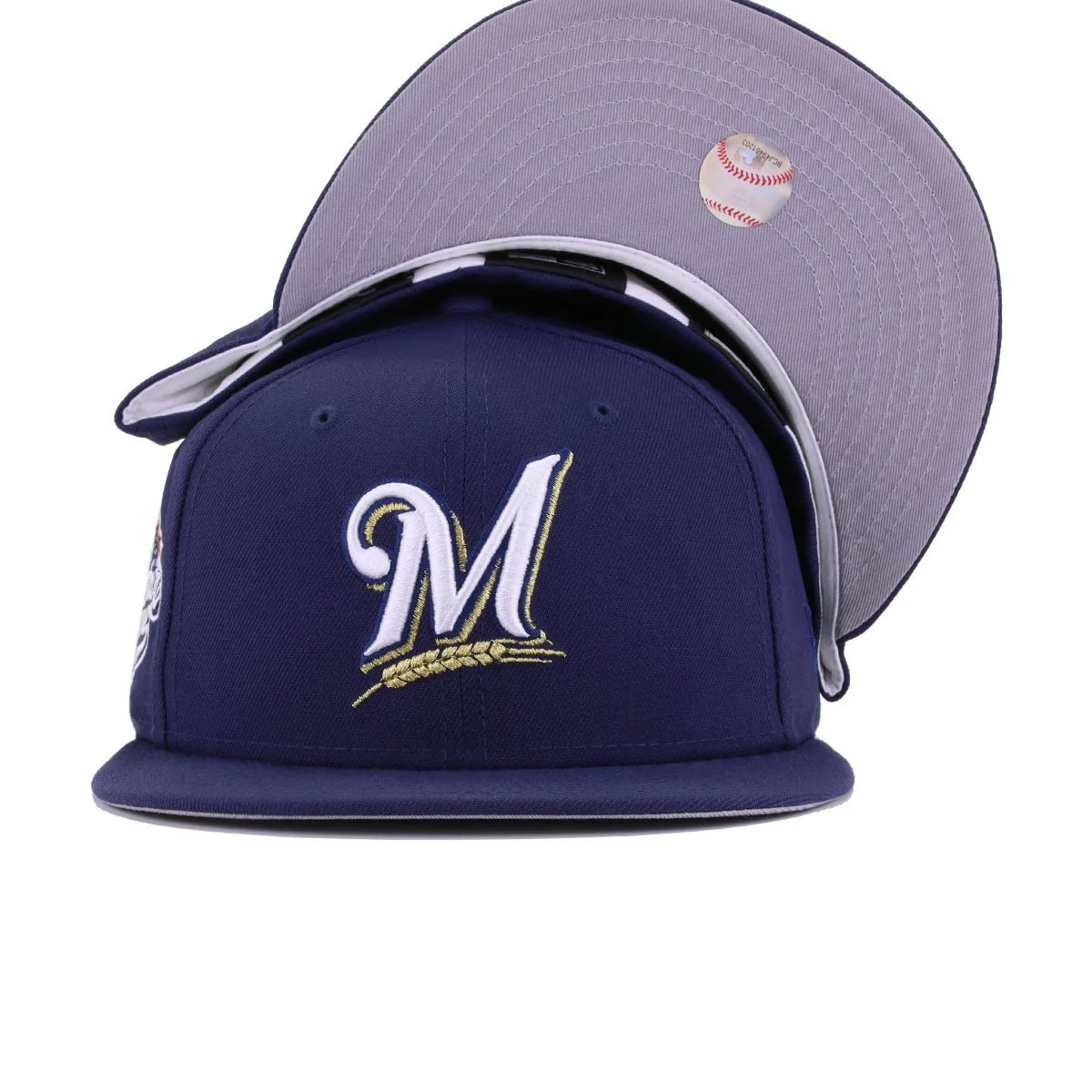Milwaukee Brewers Light Navy 2002 All Star Game New Era 59Fifty Fitted - Image 5