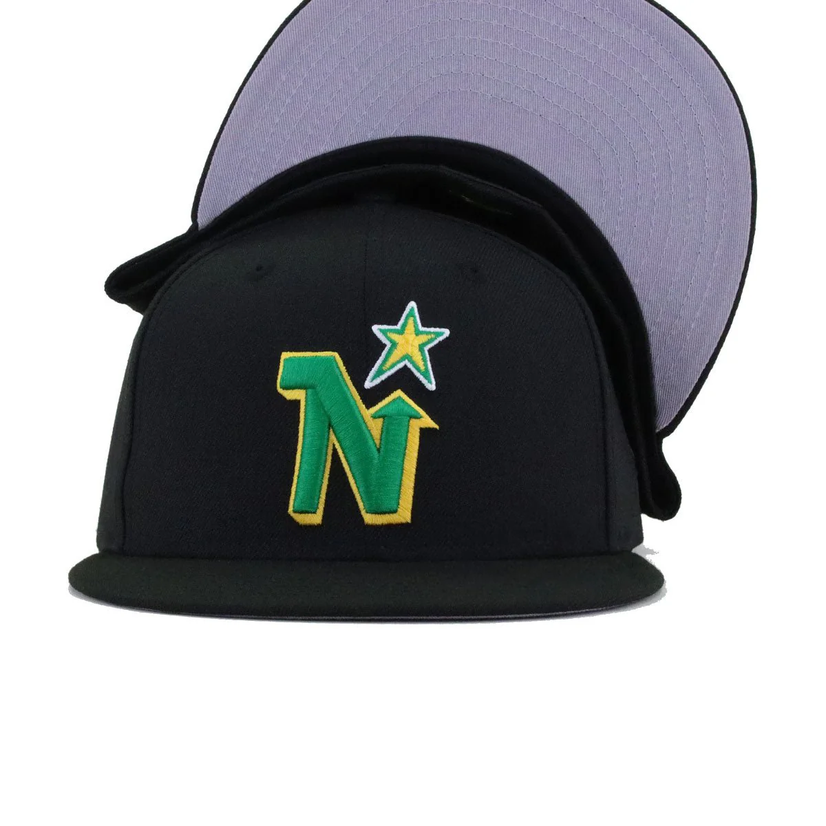 Minnesota North Stars Black New Era 59Fifty Fitted - Image 4