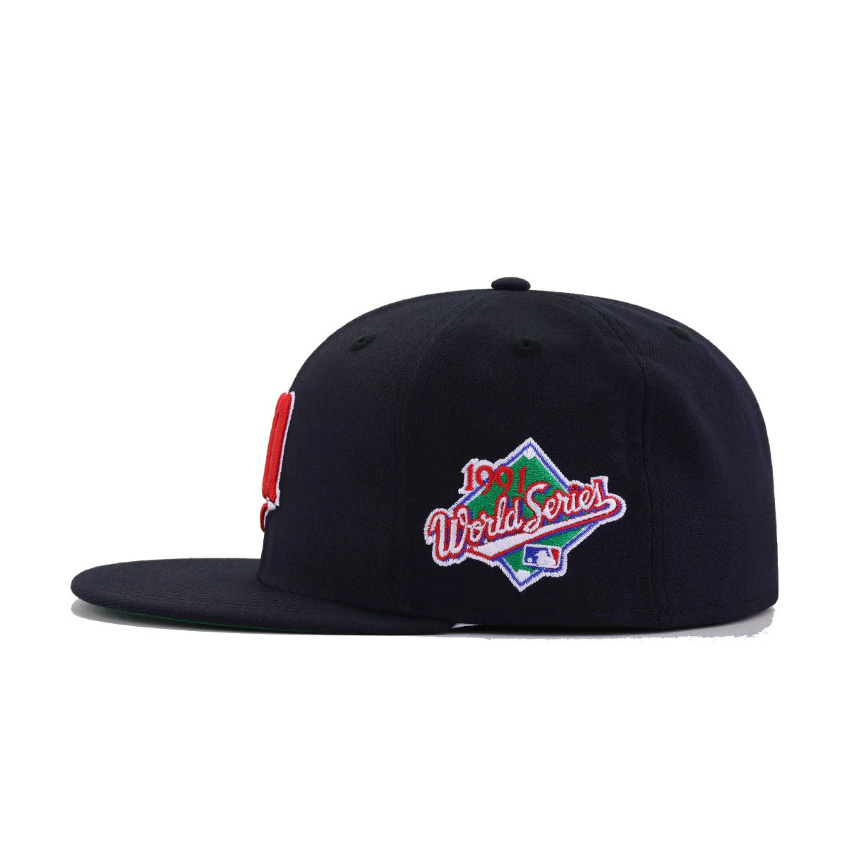 Minnesota Twins Navy 1991 World Series Cooperstown Green Bottom New Era 59Fifty Fitted - Image 2