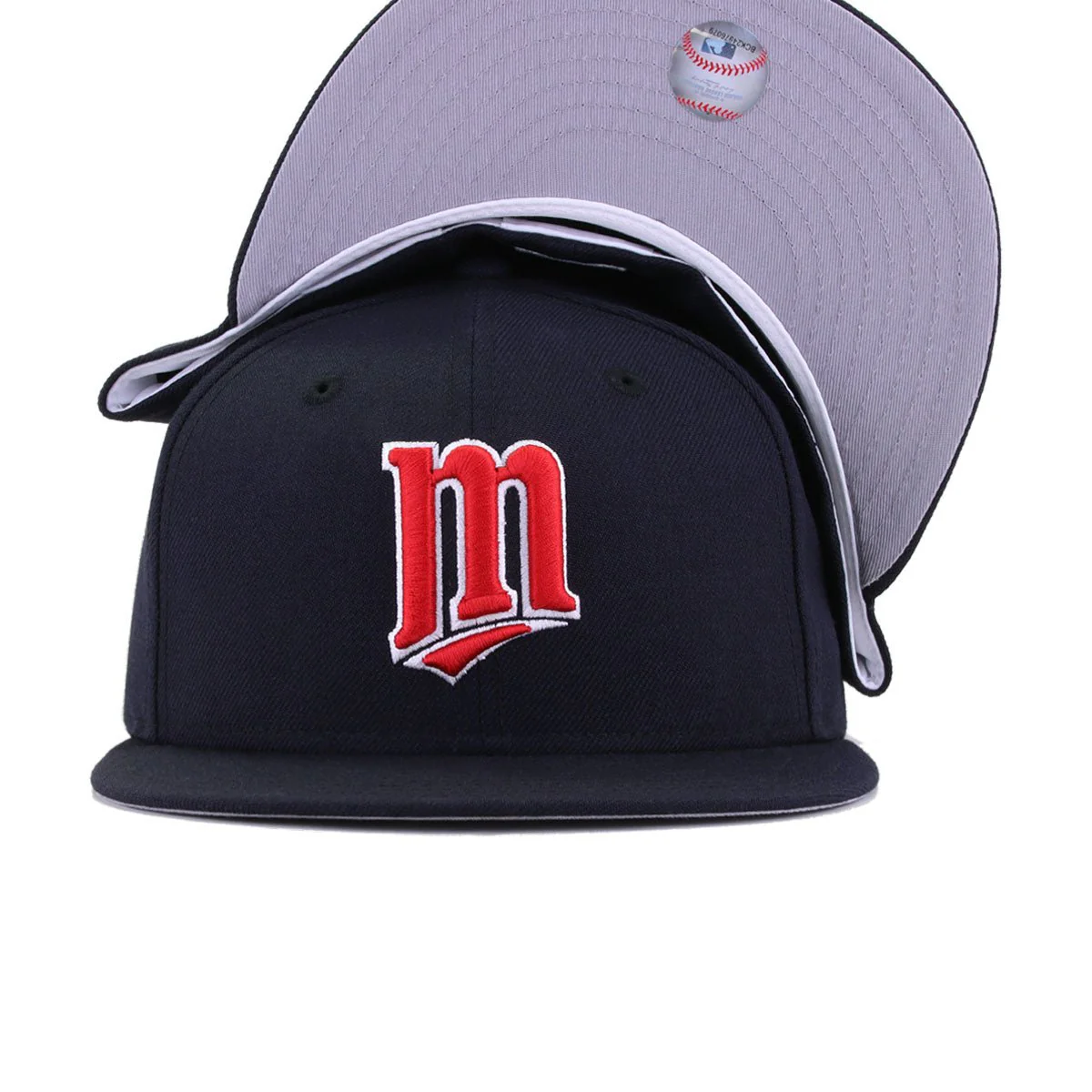 Minnesota Twins Navy M Cooperstown AC New Era 59Fifty Fitted - Image 4