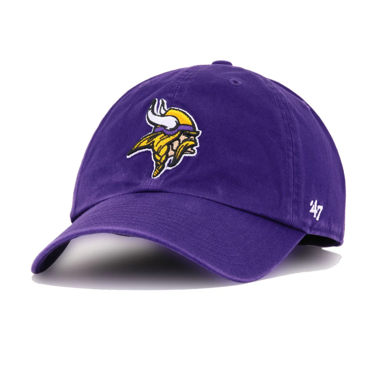 Minnesota Vikings Purple 47 Brand Clean Up Dad Hat