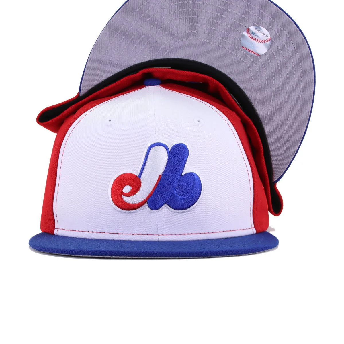 Montreal Expos White Scarlet Light Royal Blue 1969 New Era 59Fifty Fitted - Image 4