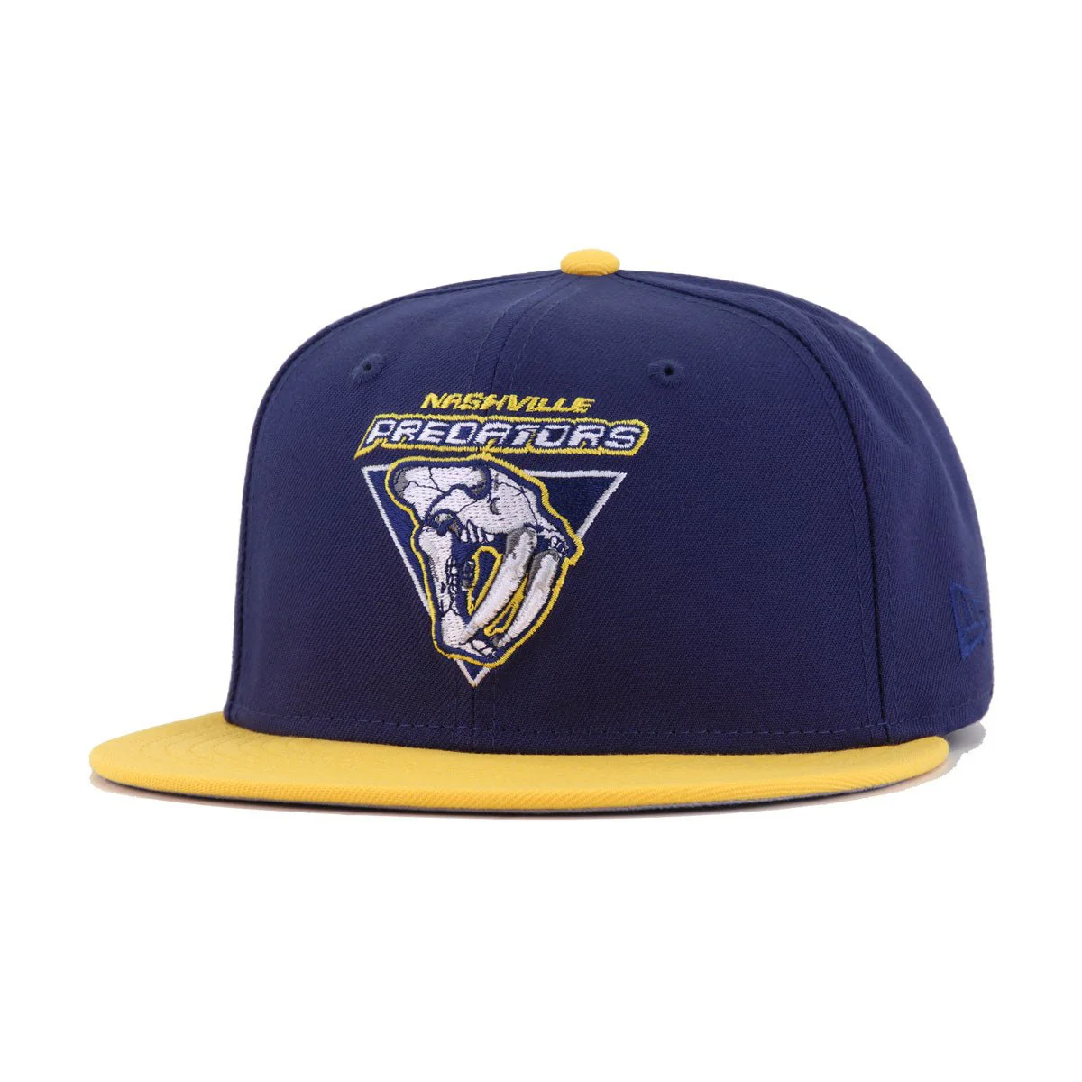Nashville Predators Light Navy A Gold 1998 New Era 59Fifty Fitted