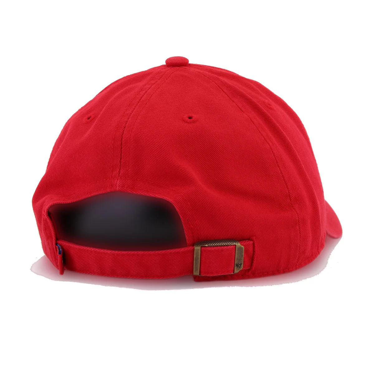 New England Patriots Legacy Scarlet 47 Brand Clean Up Dad Hat - Image 4