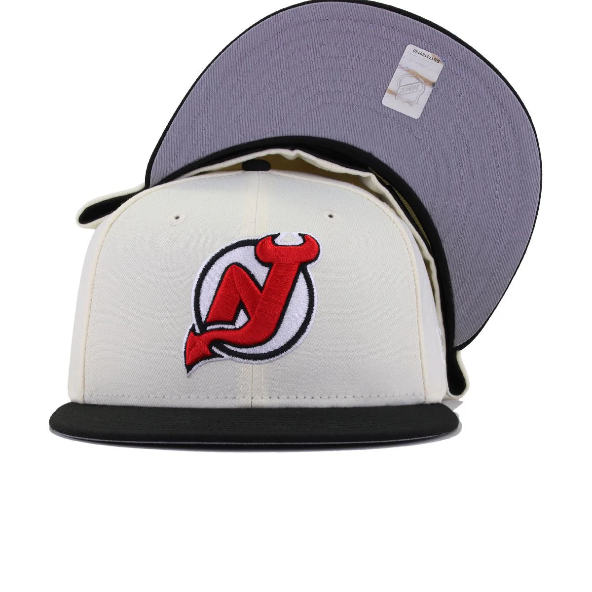 New Jersey Devils Chrome Black New Era 59Fifty Fitted - Image 4