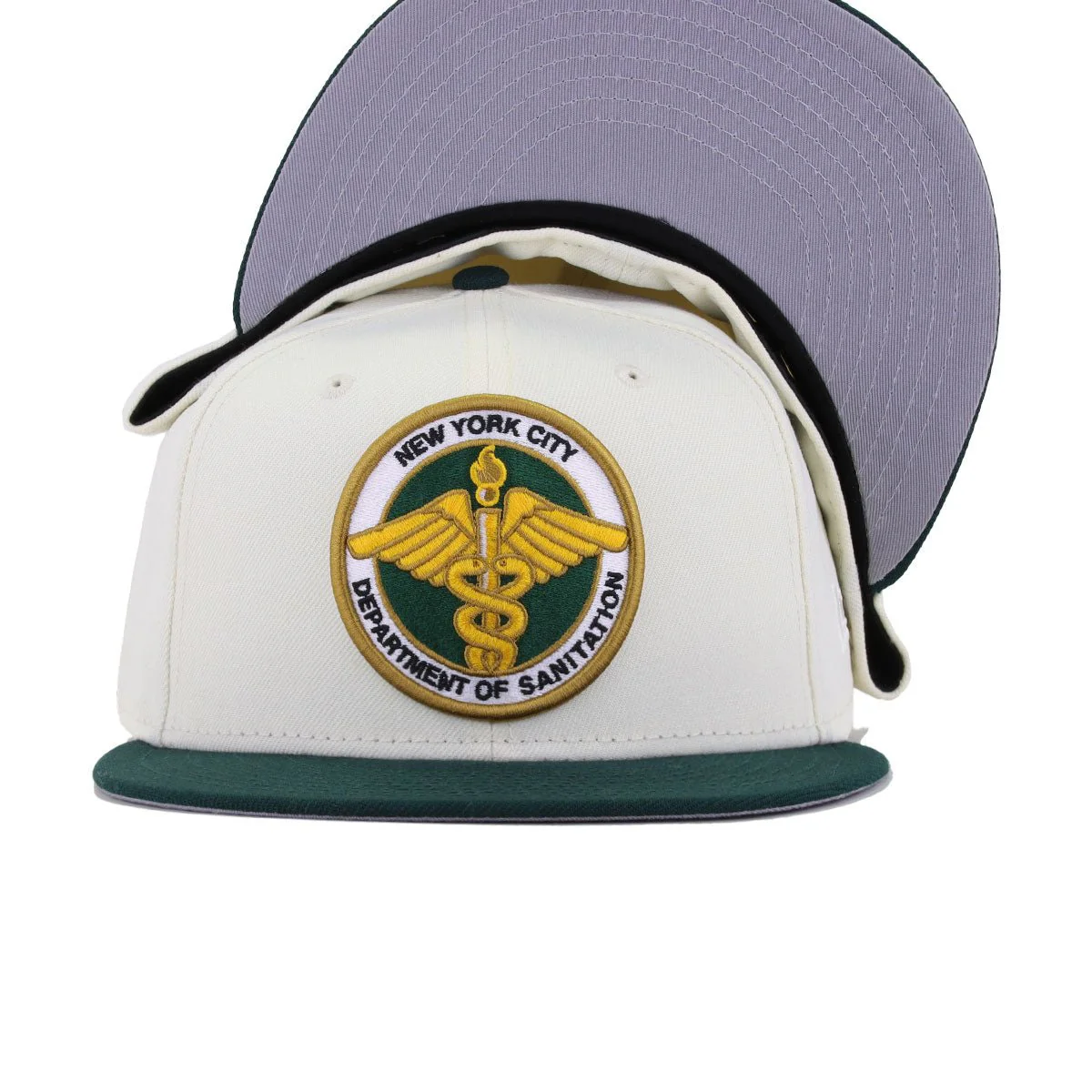 New York City Department of Sanitation Chrome Dark Green New Era 59Fifty Fitted - Image 4