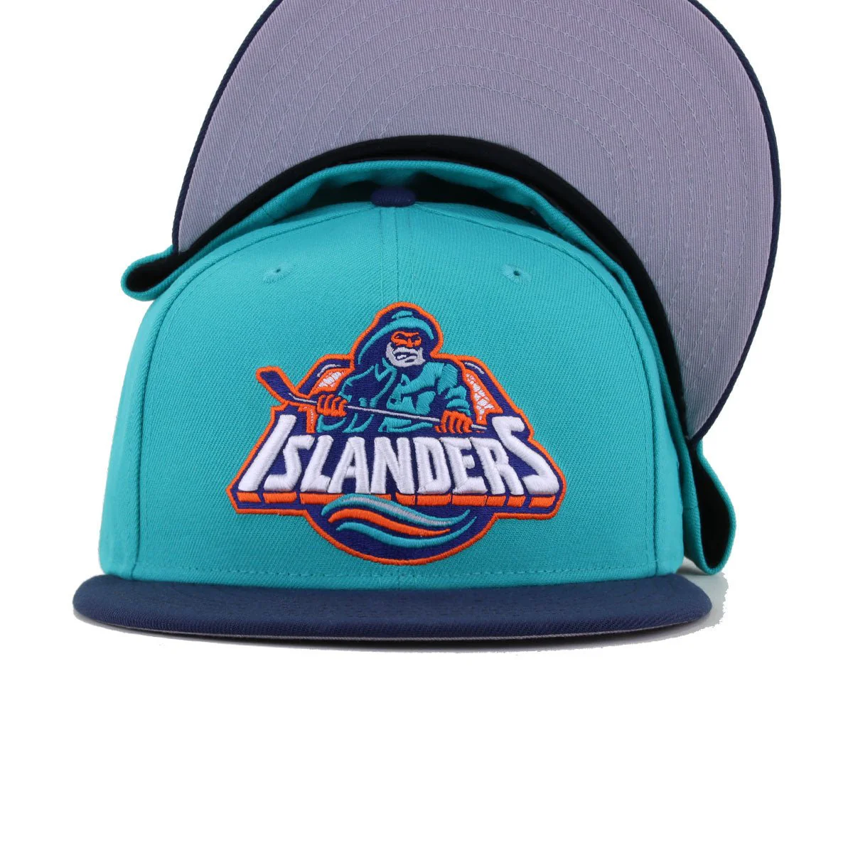 New York Islanders Teal Oceanside Blue New Era 59Fifty Fitted - Image 4