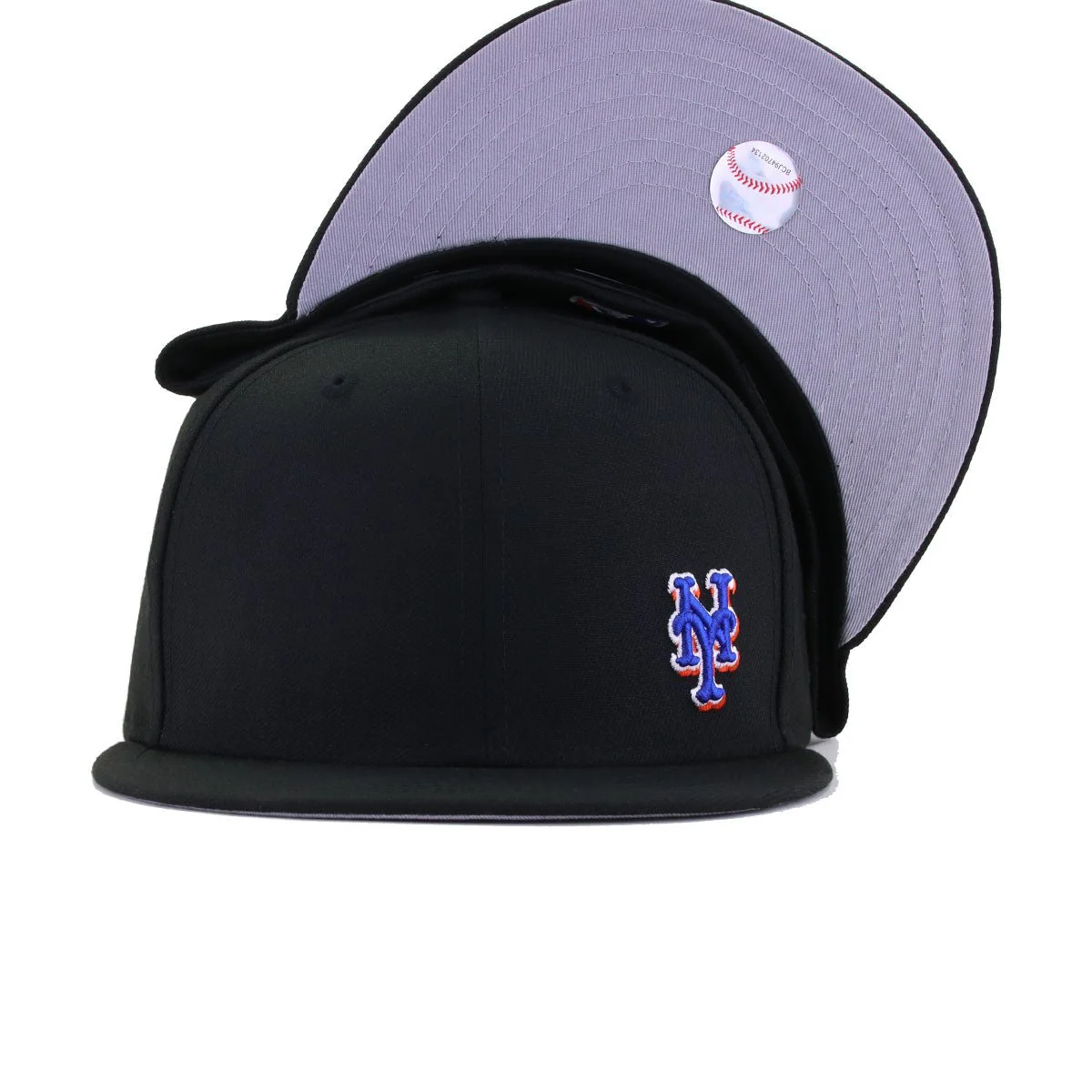 New York Mets Black Flawless New Era 59Fifty Fitted - Image 4