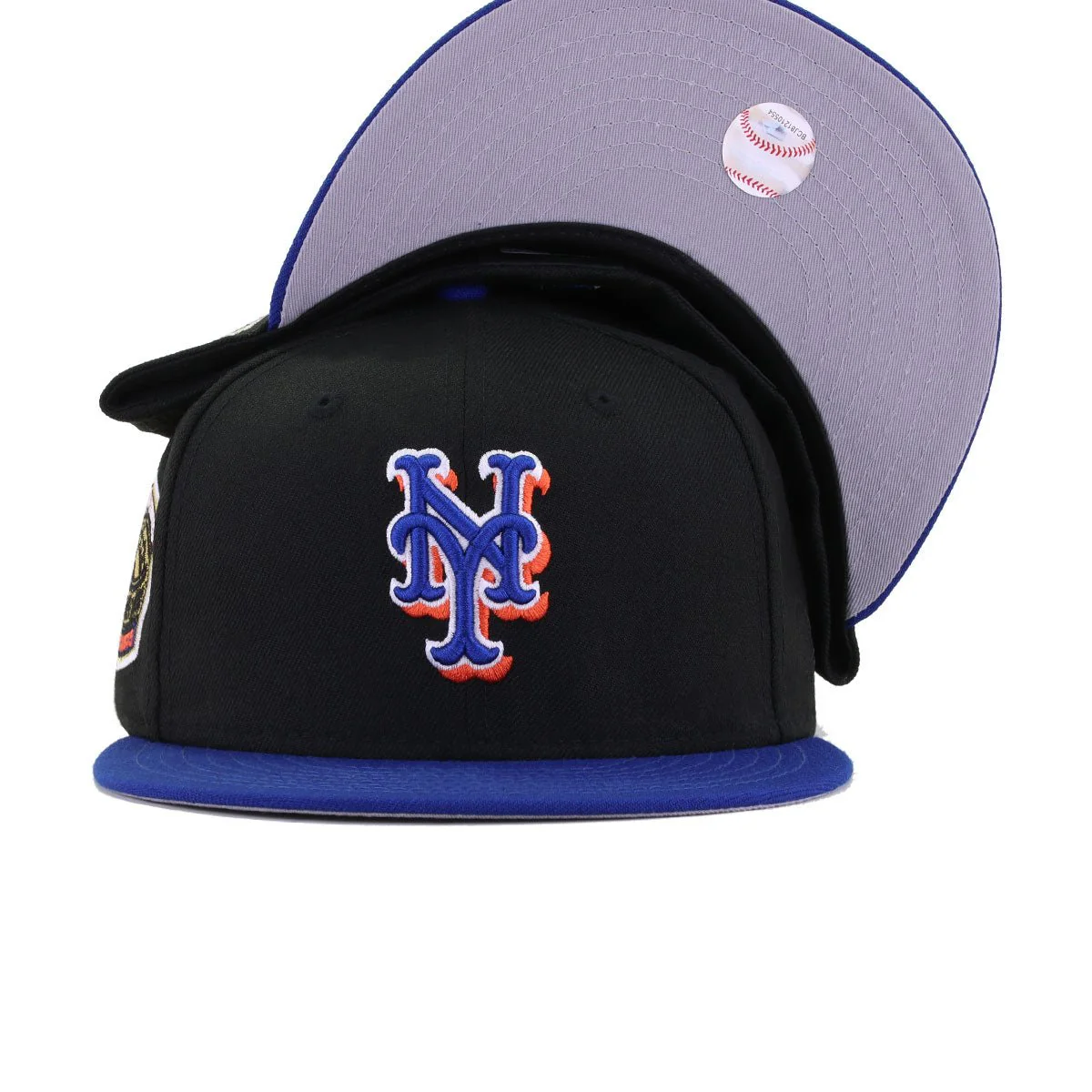 New York Mets Black Light Royal Blue 1969 World Series New Era 59Fifty Fitted - Image 5