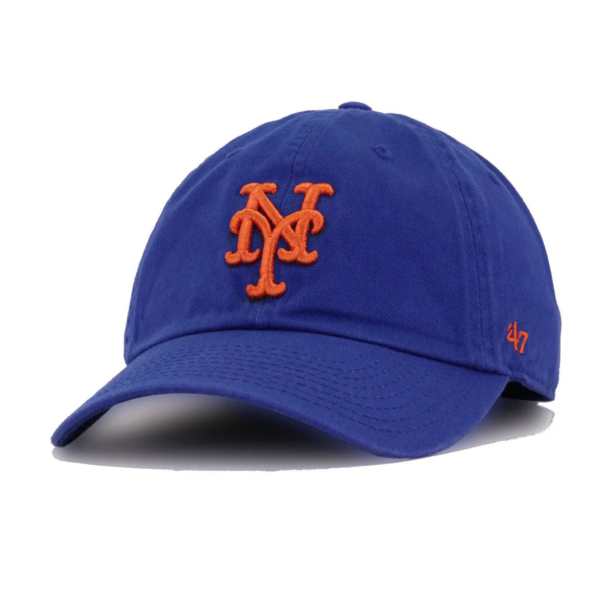 New York Mets Light Royal Blue 47 Brand Clean Up Dad Hat