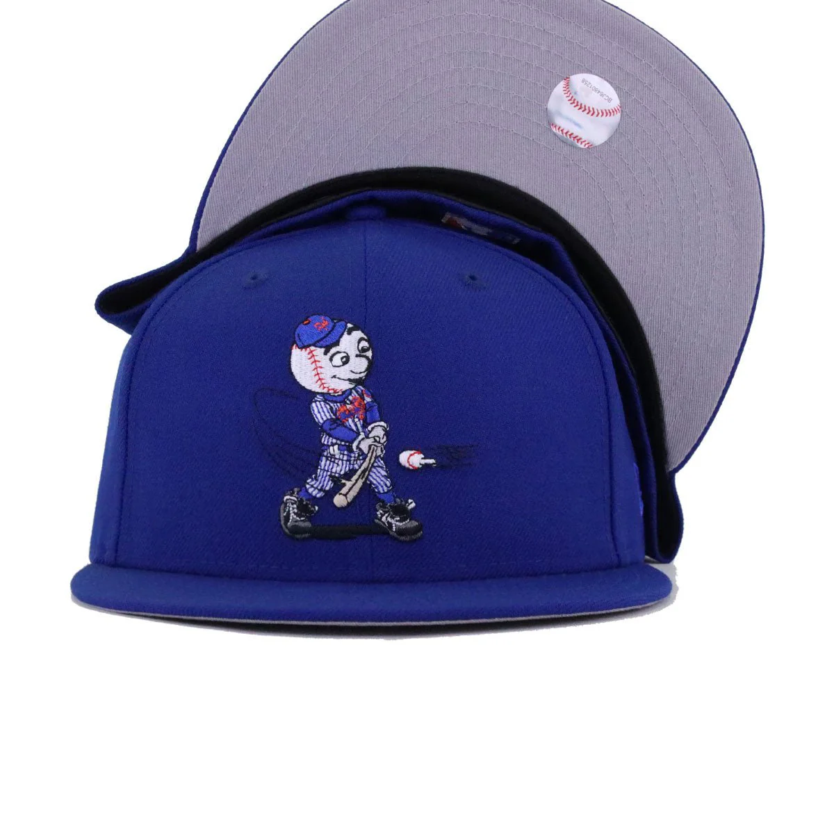 New York Mets Light Royal Blue Mr Met New Era 59Fifty Fitted - Image 5
