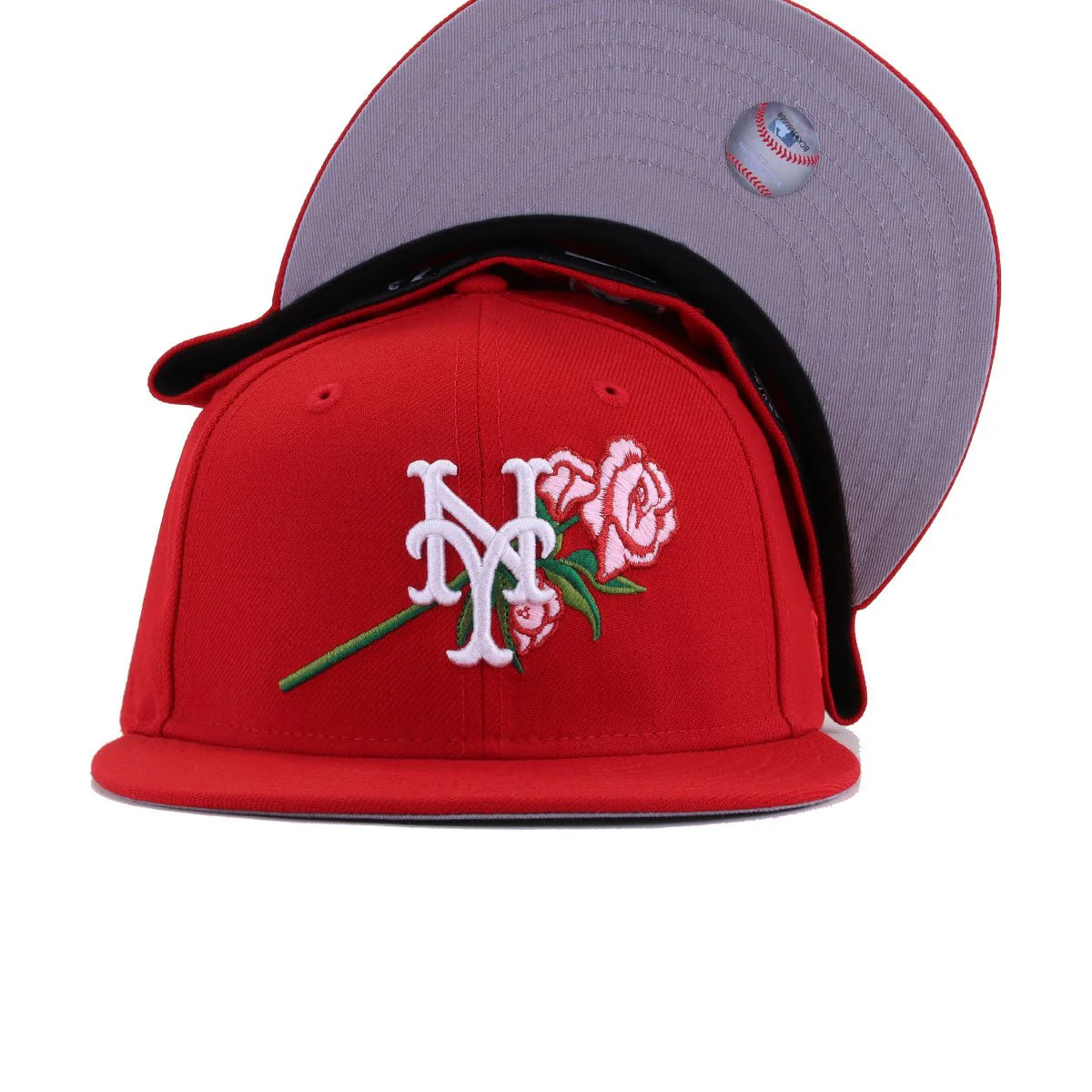 New York Mets Scarlet ROSE New Era 59Fifty Fitted - Image 4
