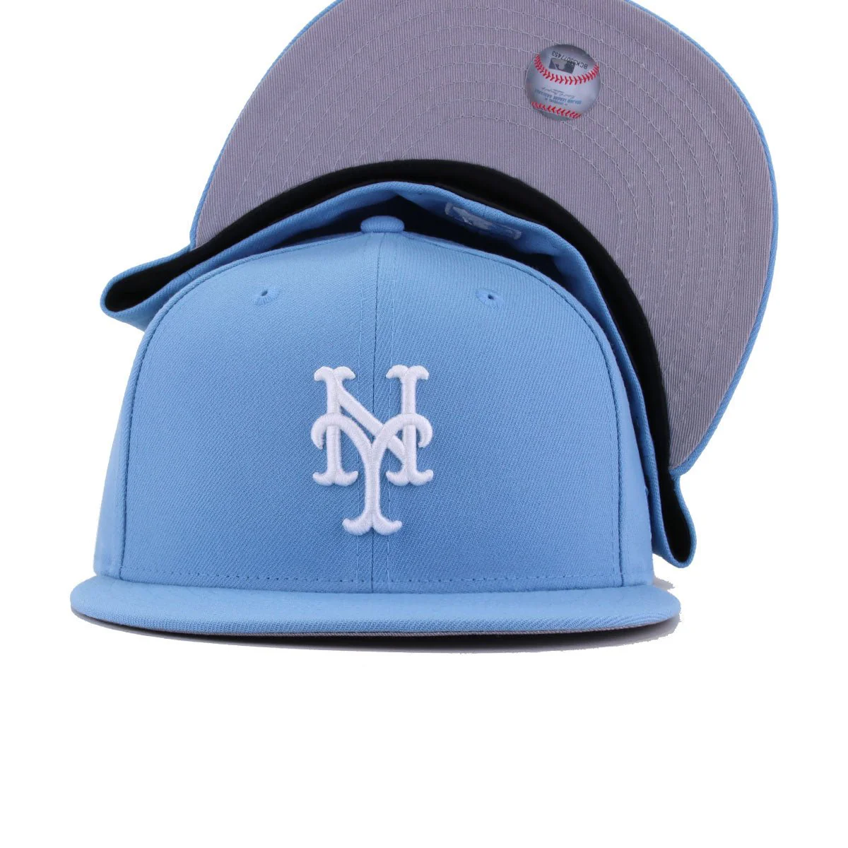 New York Mets Sky Blue New Era 59Fifty Fitted - Image 4