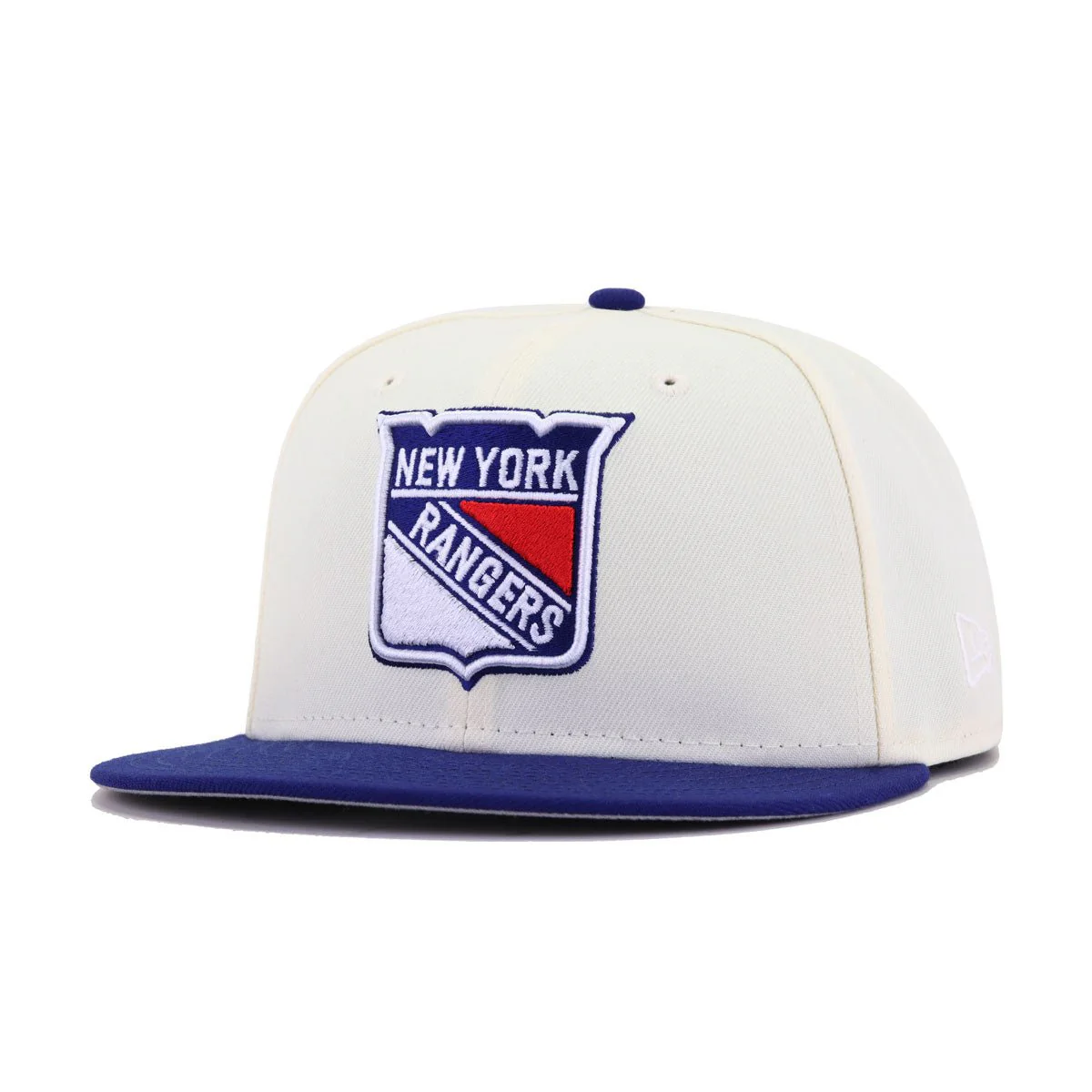 New York Rangers Chrome Dark Royal Blue New Era 59Fifty Fitted